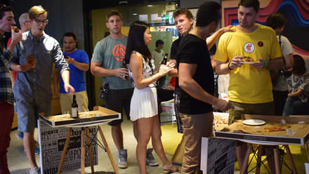 What is a party without 3XL Warehouse pizza and craft beers?